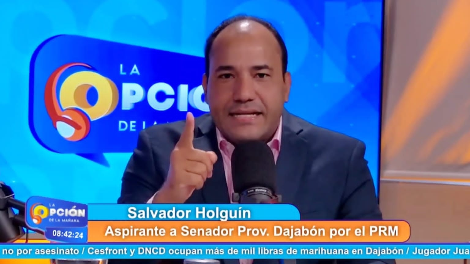 #VIDEO Precandidato a senador del PRM por Dajabón, Salvador Holguín, asegura que a su llegada al Senado de la República estará trabajando palmo a palmo por su provincia y mano a mano con el presidente Luis Abinader