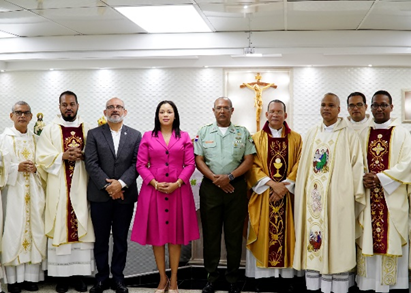 DIGESETT celebra misa de bienvenida a su nuevo Capellán