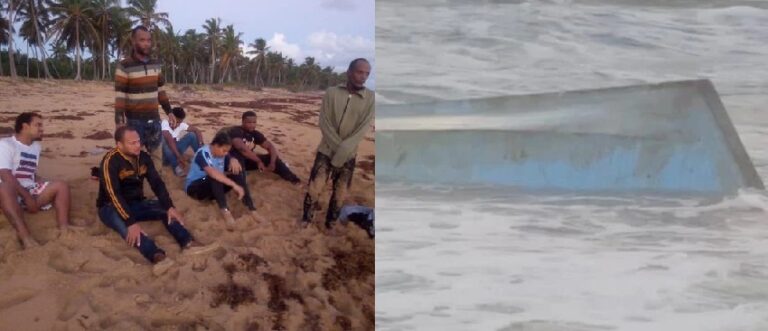Cuatro Personas Rescatadas por la Armada Dominicana en las inmediaciones de la playa de Lavacama, provincia La Altagracia