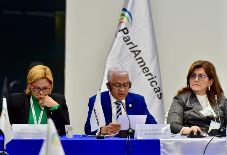 Presidente del Senado ante el ParlAméricas llama a comunidad internacional atender emergencia de crisis haitiana