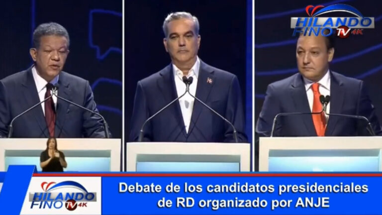 El canal Hilando Fino TV ¡Televisión a otro nivel!, hace historia en el país al transmitir primer debate presidencial organizado por ANJE
