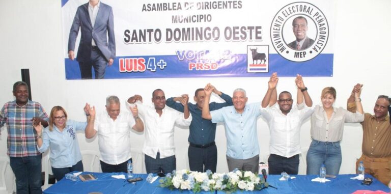 FIQUITO VÁSQUEZ DICE LUIS REPRESENTA PENSAMIENTO PEÑA GÓMEZ INSTA A PEÑAGOMISTAS A VOTAR POR ÉL EN LA CASILLA 12 DEL PRSD