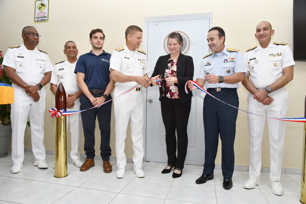 nauguración del Renovado y Modernizado Centro de Operaciones Marítimas de la Armada de República Dominicana con el apoyado de INL de la Embajada de EE.UU.