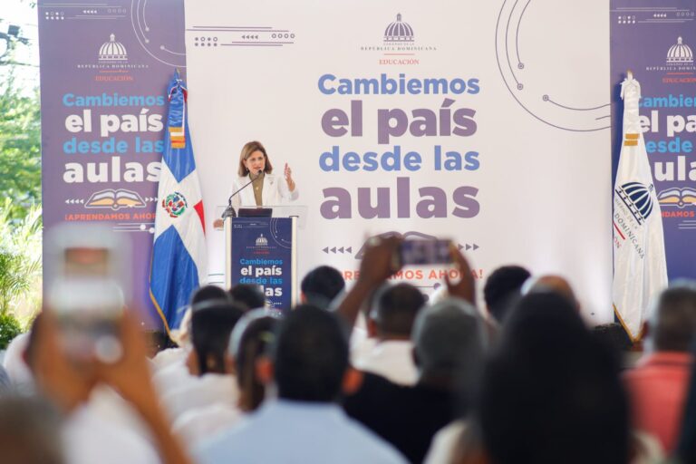 Raquel Peña: “si nos preguntan qué necesita más RD, la respuesta es clara: educación, educación y educación”