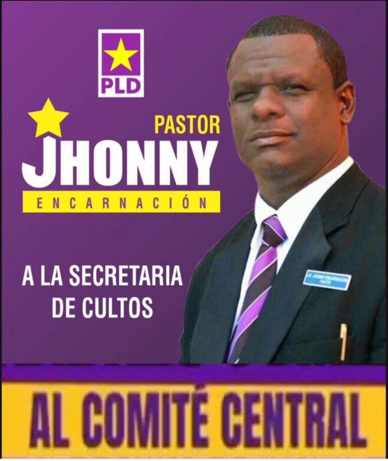 Pastor Jhonny Encarnación hace un llamado a la unidad y participación activa en el proceso electoral del PLD