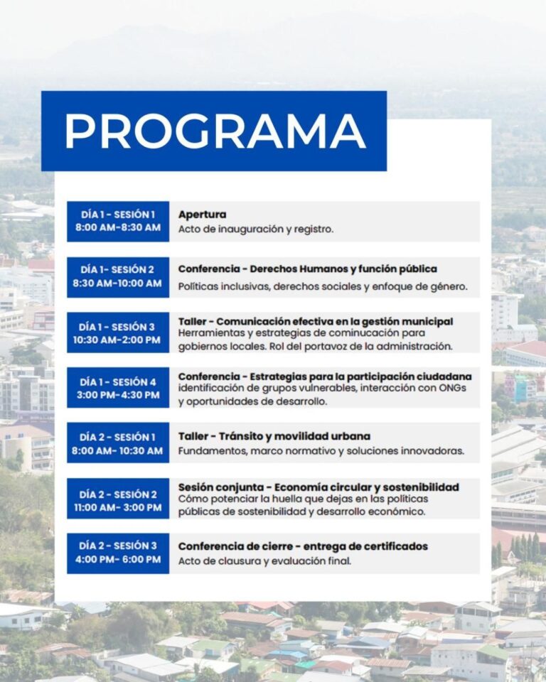 CAESCO lanza programa de formación para fortalecer la gestión municipal en RD