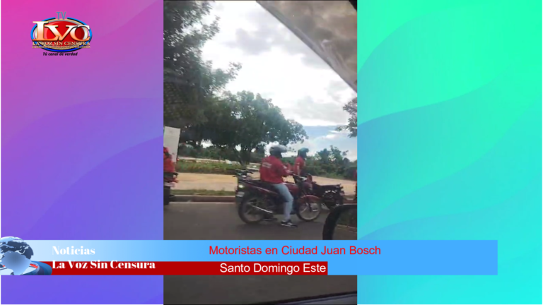 Caos en Ciudad Juan Bosch: Motoristas y delincuencia desatan temor