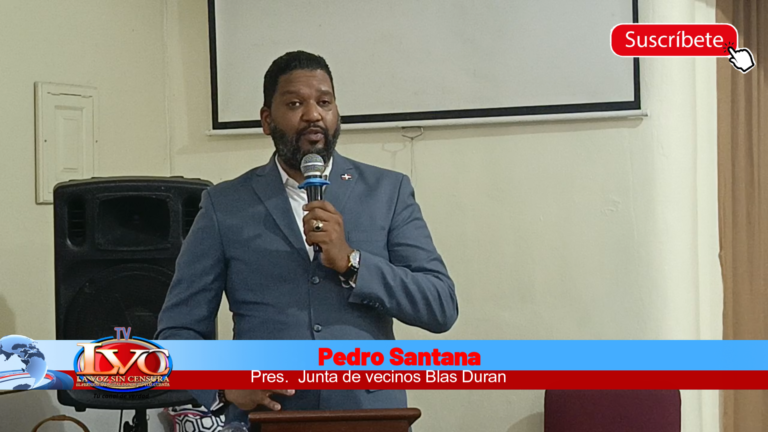 VIDEO:Pedro Reynaldo Santana Marte es juramentado como presidente de la Junta de Vecinos Blas Durán