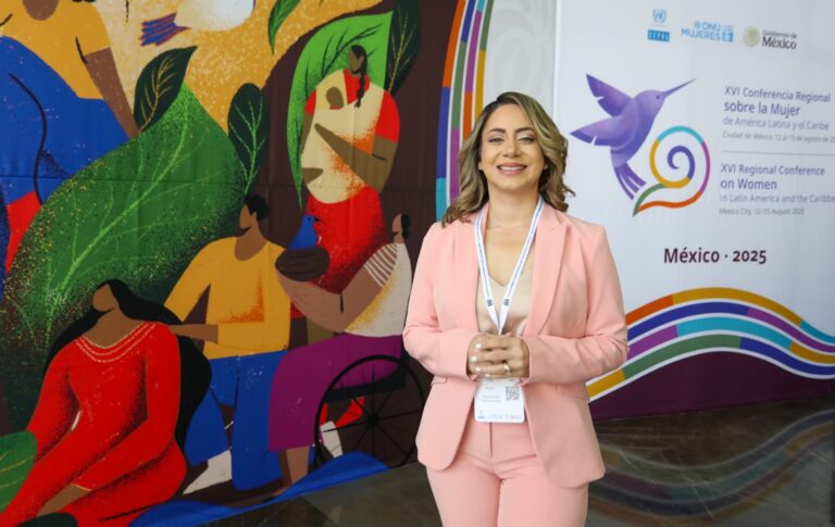 Gloria Reyes expone en México sobre avances de Política de Cuidados en RD; lo califica como un derecho