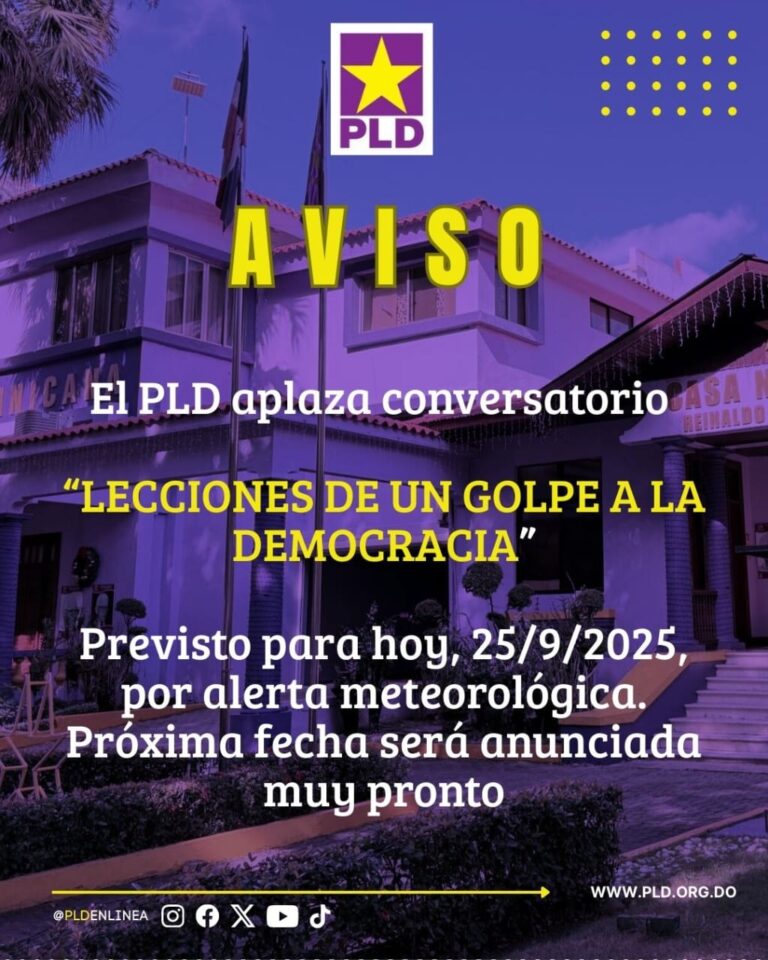 PLD aplaza conversatorio