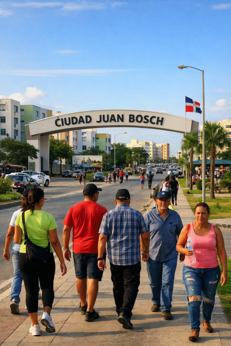 Residentes de Ciudad Juan Bosch respaldan operativos preventivos de seguridad militar