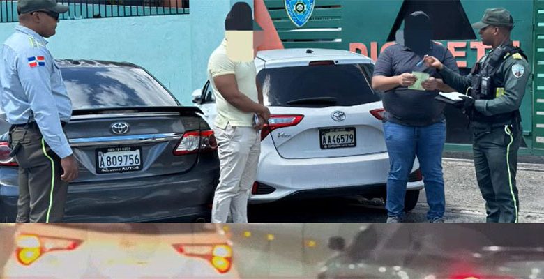 DIGESETT localiza y fiscaliza conductores que obstruían el tránsito en el túnel de la avenida 27 de Febrero