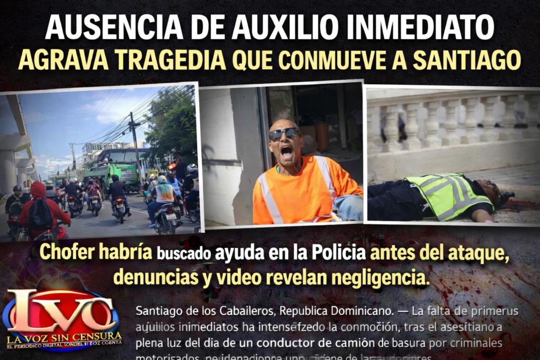 La ausencia de primeros auxilios inmediatos agrava la tragedia que hoy conmueve a Santiago