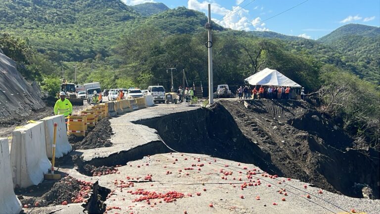 DIGESETT informa cierre parcial por derrumbe en vía hacia San José de Ocoa y establece rutas alternas