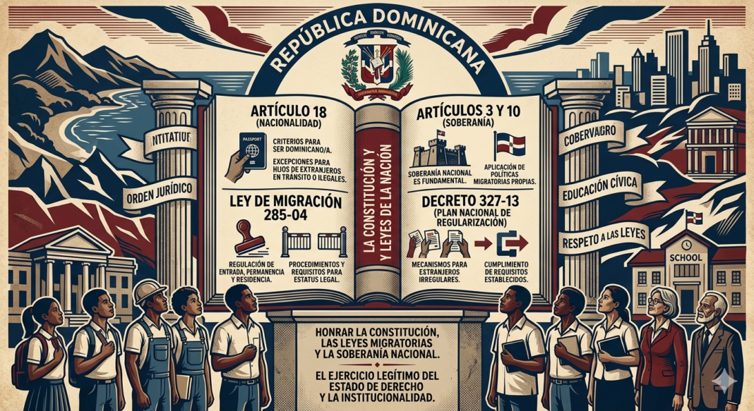 Honrar la Constitución, las leyes migratorias y la soberanía nacional