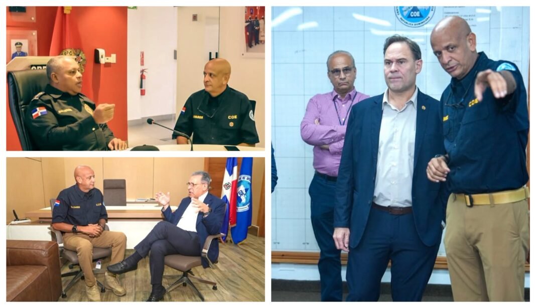 El COE refuerza la coordinación con Bomberos, especialistas y organismos nacionales e internacionales para fortalecer la prevención, preparación y respuesta ante terremotos, incendios y otras emergencias.