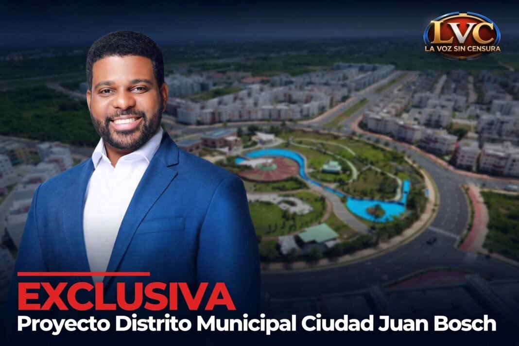 Diputado Jheyson García deposita proyecto de ley para crear el Distrito Municipal Ciudad Juan Bosch